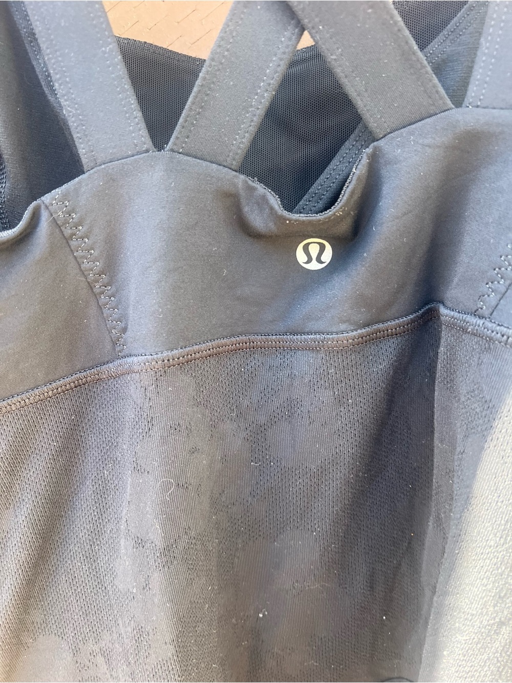 lululemon athletica Black Cross-Strap Performance Tank - Picture 6 of 12